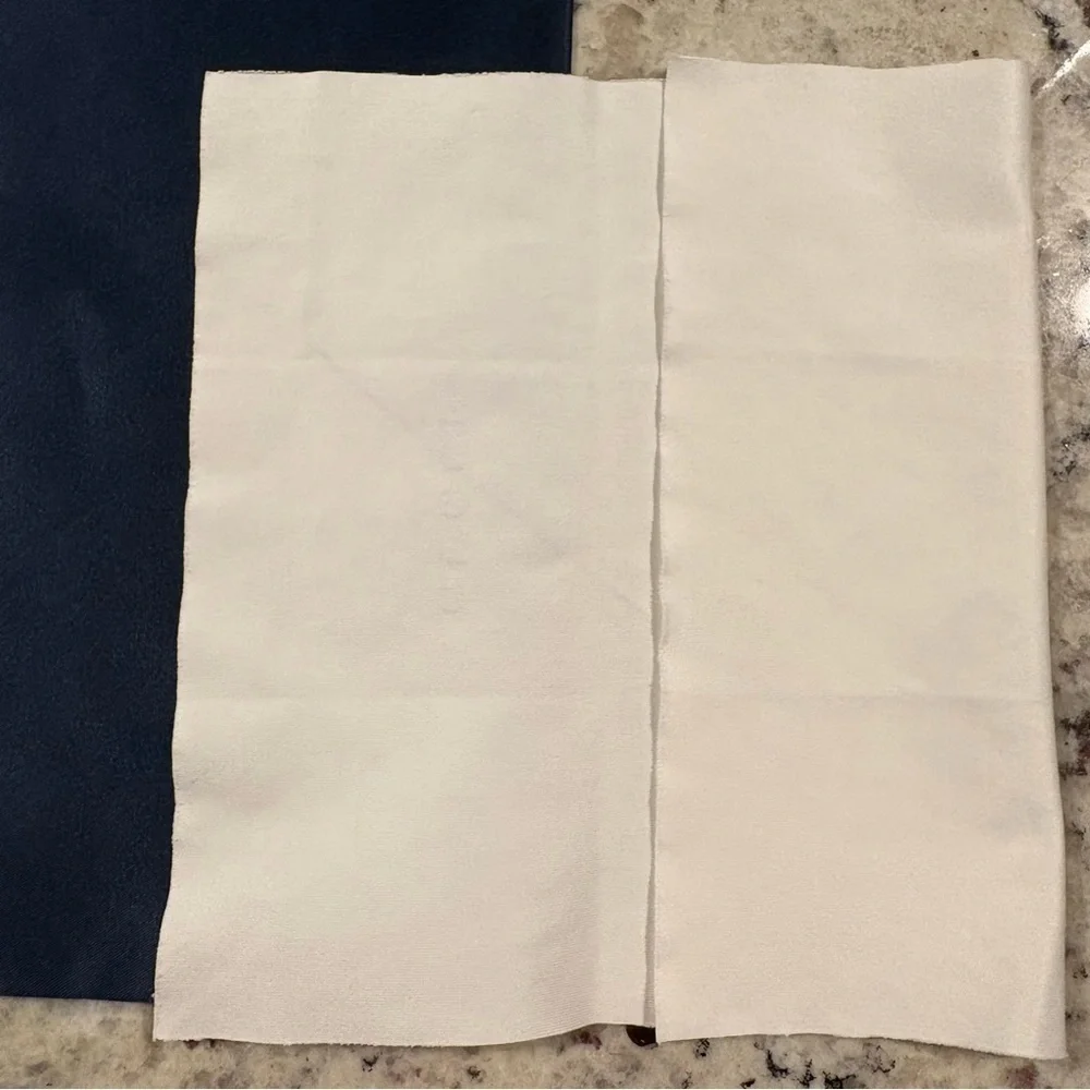 Gucci Navy Blue Dust Bag and White Cleaning Cloth